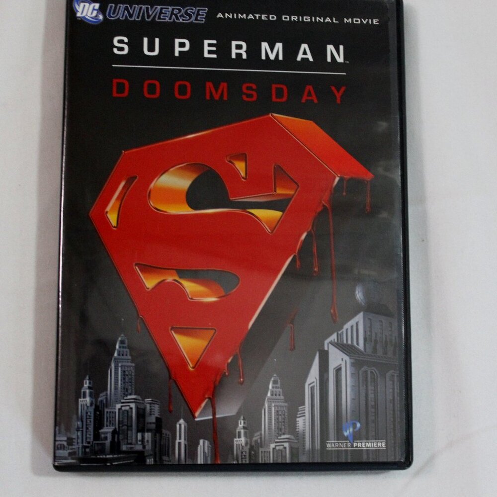 Superman: Doomsday DVD w Jacket Tested-James Marsters,Anne Heche,Adam Baldwin